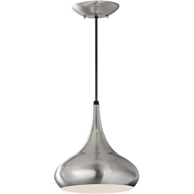 Feiss Beso 10" Wide Brushed Steel Mini Pendant