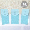 Big Dot of Happiness Blue Confetti Stars - Simple Gift Favor Bags - Party Goodie Boxes - Set of 12 - 2 of 4