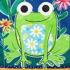 Evergreen Welcome Friends Frog  Burlap Garden Flag 12 x 18 Inches Indoor Outdoor Decor - 2 of 3