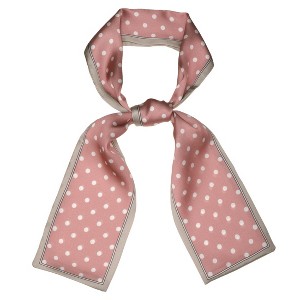 INSPIRE CHIC Women's Lovely Polka Dot Pattern Hair Band Neck Wraps 38.5x3.5 inches(LxW) - 1 of 4