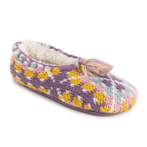 Muk Luks Women's Knit Ballerina Slipper - 1 of 4