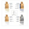 Amber Oud Collection by Al Haramain for Unisex - 4 Pc Gift Set 4 x 2oz EDP Spray Gold, Bleu, White, Carbon - 3 of 3