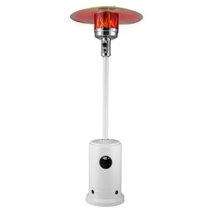 Fire Sense Matte White Finish Patio Heater - 1 of 4