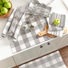Elrene Farmhouse Living Stripe and Check Kitchen Towels, Set of 3 - 17" x 28" - Elrene Home Fashions - 3 of 3