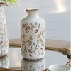 ChicFurnit Decorative Vases Elegant Flower Vase Florero Ceramic Vase Tabletop Vase Modern Vase for Living Room Decor, White, 4.3"*4.3"*8.3" - 2 of 4