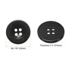 Unique Bargains Resin Craft DIY Round Flat 4-Hole Replacement Sewing Buttons 10 Pcs - 2 of 4