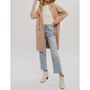 Women's Classic Beige Coatigan - BluIvy - 3 of 4