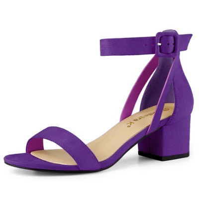 Purple store low heels