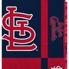 MLB St. Louis Cardinals Reverse Block Double Sided Ultra Cozy Blanket - 2 of 3