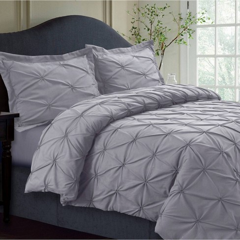 Tribeca Living 3pc Queen Sydney Microfiber Oversized Duvet Cover Set ...