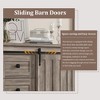 Whizmax 5 Drawers Dresser for Bedroom with Sliding Barn Door,Adjustable Shelf,Farmhouse Tall Chest of Drawer,Storage Organizer Dresser for Living Room - 4 of 4