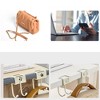 Unique Bargains Desk Hook Apricot 2 Pcs - 3 of 4