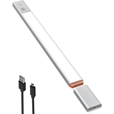 EZVALO 19.69in Under Cabinet Lights, 3 Color Temps, Remote Control, Motion Sensor - 1/2-Pack