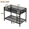 Kumasinova Metal Bunk Bed – Heavy-Duty Steel Bed Frame with 2-Side Ladders & Under-Bed Storage, Noise-Free Design Bunk Bed for Teens and Adults - 2 of 4