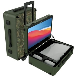 POGA LUX PlayStation 5 Premium Portable Console Travel Case incl. Trolley and 24 AOC Gaming Monitor - 1 of 4
