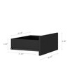 Sideboards Buffets Cabinet, Home Coffee Bar Cabinet With Drawers, 2 Cabinets And 6-Bottle Wine Rack, Modern Wooden Sideboard For Living Room Kitchen - 4 of 4