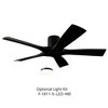 Modern Forms Aviator 5-Blade Smart Flush Mount Ceiling Fan in Matte Black - 2 of 4