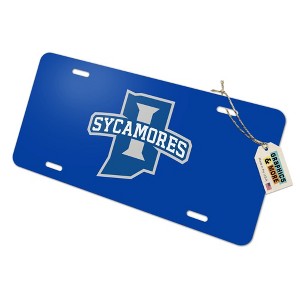 Indiana State University Primary Logo Novelty Metal Vanity Tag License Plate - 1 of 4