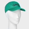 Optimistic Baseball Hat - Universal Thread™ Green: Cotton Twill, Adjustable Back Tuck, One Size - 2 of 4