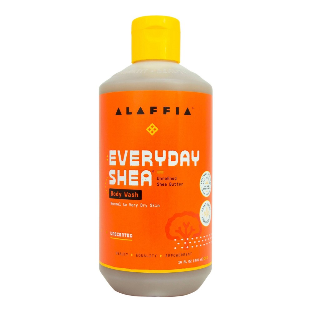 Photos - Shower Gel Alaffia EveryDay Shea Body Wash - Unscented - 16 fl oz 