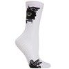Natori Women's Floral Applique Net Crew Socks White One Size Fits Most - 2 of 2