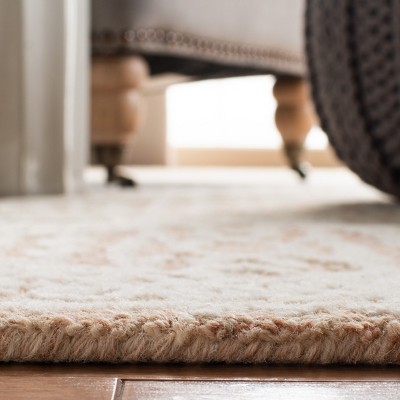 Ivory Elegance 6' x 9' Hand-Tufted Wool & Viscose Rug