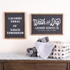 Melrose Wood Laundry Sentiment Sign 15"H - image 2 of 3