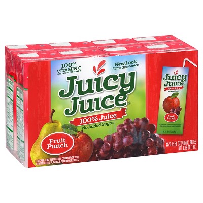 Juicy Juice Punch 100% Juice - 8pk/6.75 fl oz Boxes