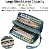 Ladies' clutch bag with anti-theft wrist strap,leather wallet,large-capacity credit card holder,handle-style carry strap - 3 of 4