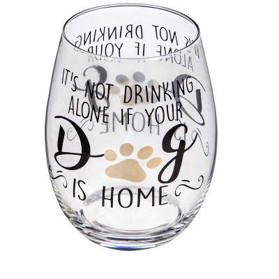 Chihuahua Stemless Wine Glasses