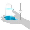 Prevue Pet Products BPV1187 Plastic Fountain Feeder Cup for Small Animals, Jumbo, Clear - 3 of 3