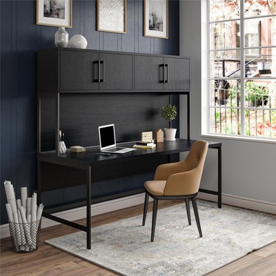 GDFStudio Cael Modern 70.9'' Parkside Hutch with 2 Storage Compartments