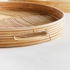 Plum & Post Jelani Cane Round Decorative Trays Set of 2 - 4 of 4