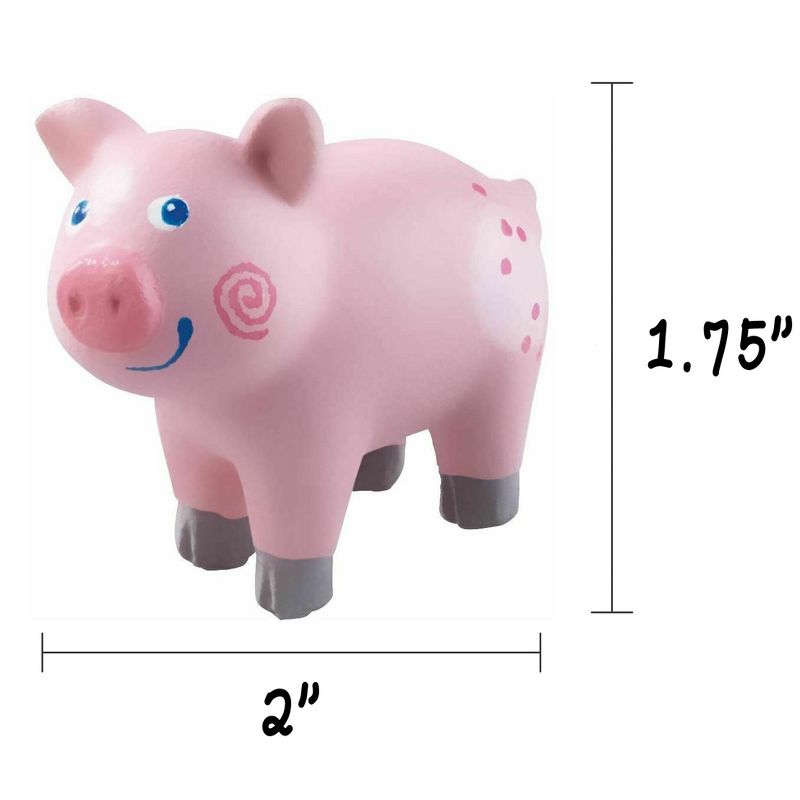 HABA Little Friends Piglet - 2" Farm Animal Toy Figure, 4 of 6