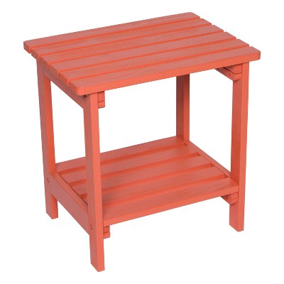 Indoor Outdoor Rectangular Side Table Organic Pumpkin Shine Company Inc Target