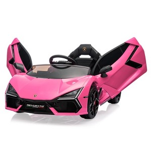 12V Kids Ride On Car, Licensed Lamborghini Revuelto Electric Car for Kids Over 37 Months, Battery Powered Sports Car - 1 of 4