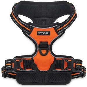 Voyager Dual-Attachment No-Pull Dog Harness for Active and Outdoor Dogs, Orange, M - 1 of 4