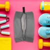 Unique Bargains Waterproof Outdoor Travel Portable Shoes Bag with Zipper 3 Pcs - 4 of 4