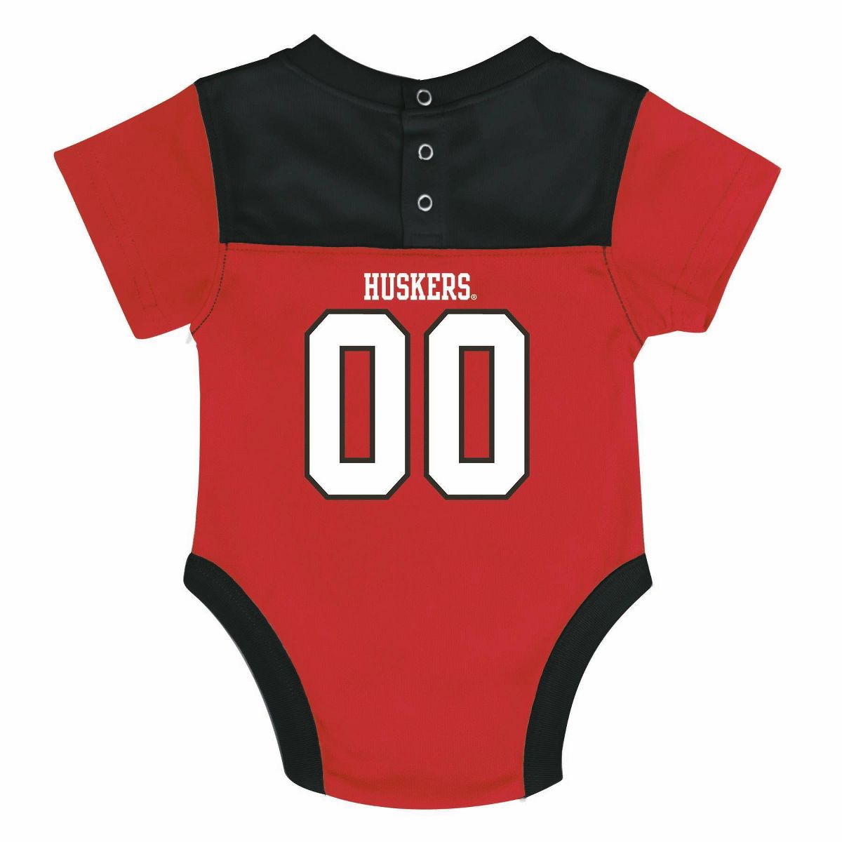 NCAA Nebraska Cornhuskers Newborn 2pk Jersey Bodysuit - thumbnail 5