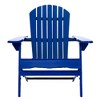 Chic Crate-Malibu Adirondack Chair – Weatherproof Teak Patio Furniture for Outdoor Living, Garden & Deck (Reinforced Frame) - 3 of 4