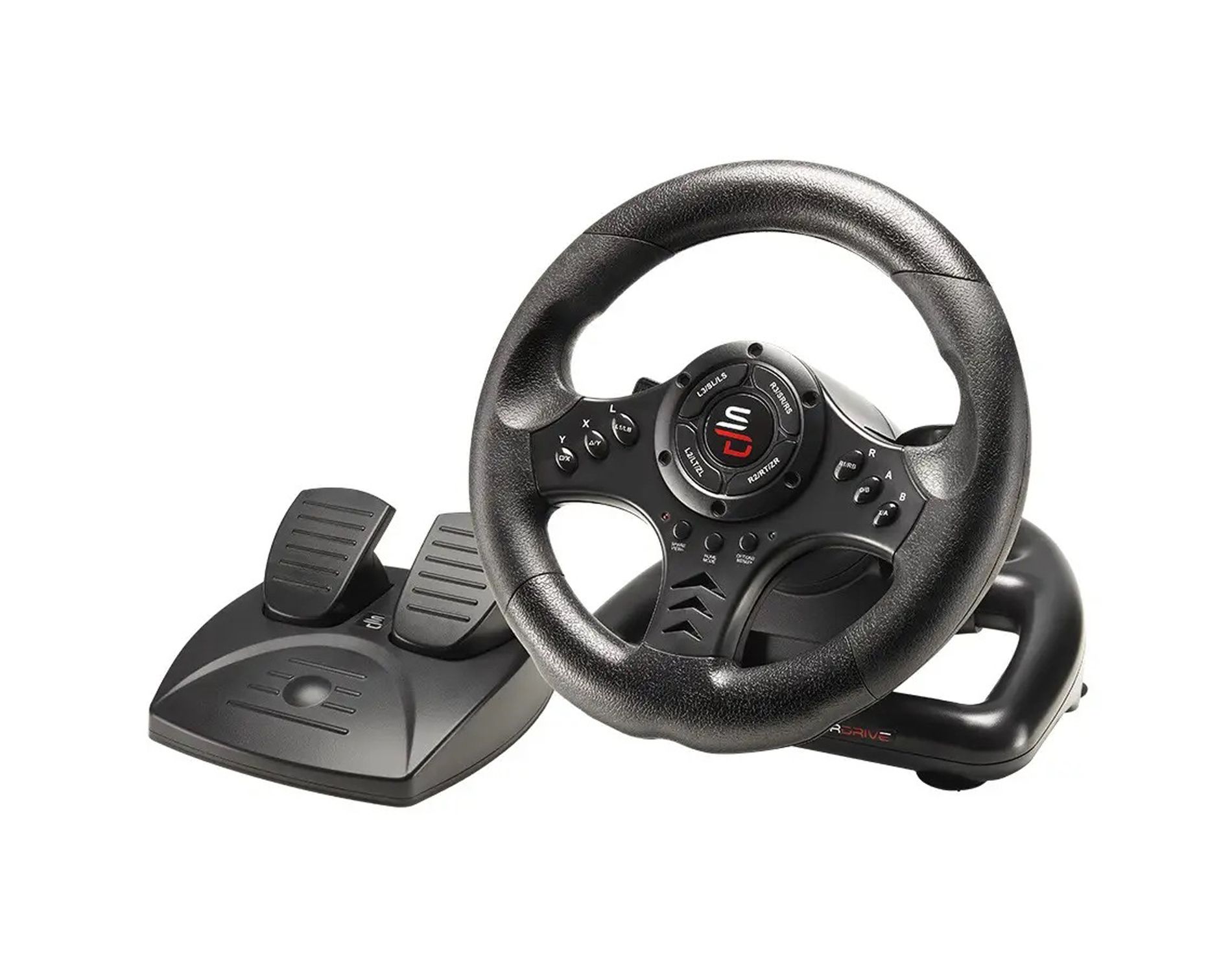 SUPERDRIVE SV 450 Universal Racing Wheel in Black