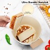 imarku Nonstick Stock Pot with Lid 6 Quart Cooking Pot Durable Soup Pot with Heat Resistant Wooden Handle Induction Cookware for All Stovetops - 4 of 4