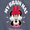 Women's - Disney - My Brain Too Many Tabs Short Sleeve Graphic T-Shirt - 2 of 4