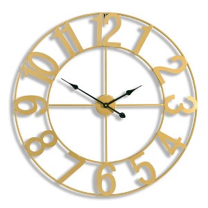 Sorbus Large Wall Clock for Living Room Decor - Numeral Wall Clock for Kitchen - 32-inch Wall Clock Decorative - 1 of 4