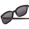 Ernest Hemingway H4850 Designer Acetate Eye Glasses Frame in Gloss Black Silver/Demo Lens 143mm Frame/58mm Lens Width - 4 of 4