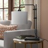 Knox Adjustable Shaded Table Lamp Black - Threshold™ - image 3 of 4