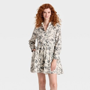 Women's Button-Down Shirt Dress - A New Day™ - 1 of 3