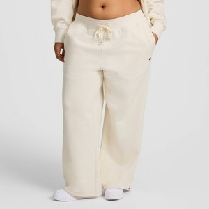 Champion Women's High-Rise Fleece Wide Leg Sweatpants - 1 of 4