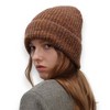 Anna-Kaci Soft Knit Winter Beanie with Warm Thick Ribbed Texture - 2 of 3