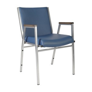 Flash Furniture HERCULES Series Heavy Duty Stack Chair with Arms - 1 of 4